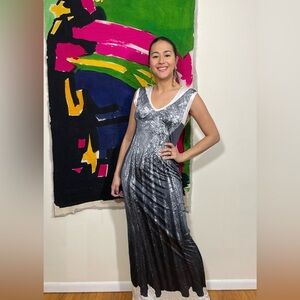 Maison Martin Margiela x H&M  Trompe L’oeil Evening Dress Maxi